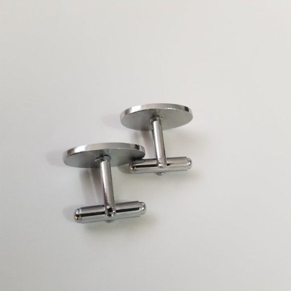 NWOT  Stainless Steel Cross Cufflinks - Picture 2 of 3
